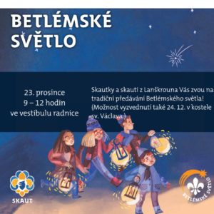 Betlémské světlo v Lanškrouně