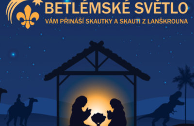 Betlémské světlo v Lanškrouně 23. 12. a 24. 12. – pozvánka
