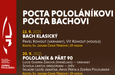 XXI. ročník mezinárodního varhanního festivalu 13. 9. – 4. 10. 2025 – pozvánka