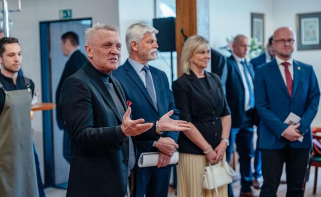 President Petr Pavel na faře v Lanškrouně 23. 4. 2026