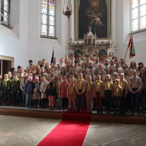 Mše svatá za skauty a skautky střediska Zubr a Dikobraz 26. 4. 2026