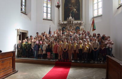Mše svatá za skauty a skautky střediska Zubr a Dikobraz 26. 4. 2026