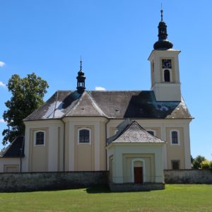 Restaurování nástěnných maleb v presbytáři v kostele narození Jana Křtitele v Žichlínku